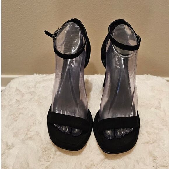 NWOT Sam Edelman Circus Holmes Black Suede Heels Size 7 - Picture 3 of 8